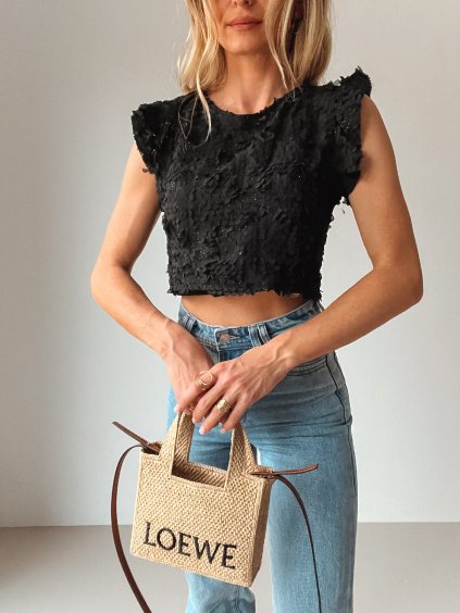 Krajkový crop top DAISY