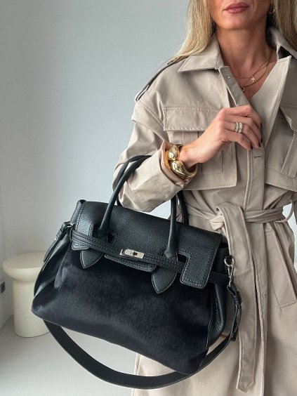 Velká tote kabelka SUZIE - černá