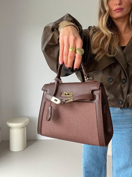 Béžovo hnědá kabelka HILLS