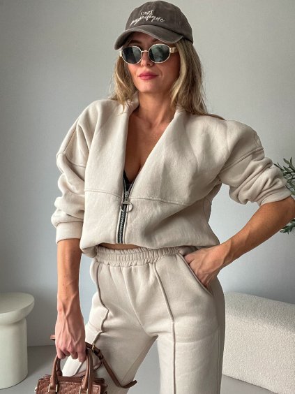 Tepláková souprava MOCHY béžová