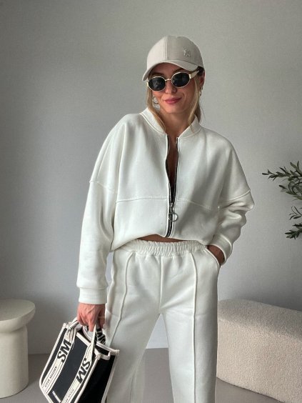 Tepláková souprava MOCHY bílá