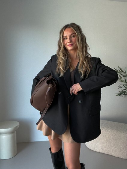 Oversize sako MESSO černé