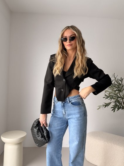 Volné džíny CAVONTE světlemodré