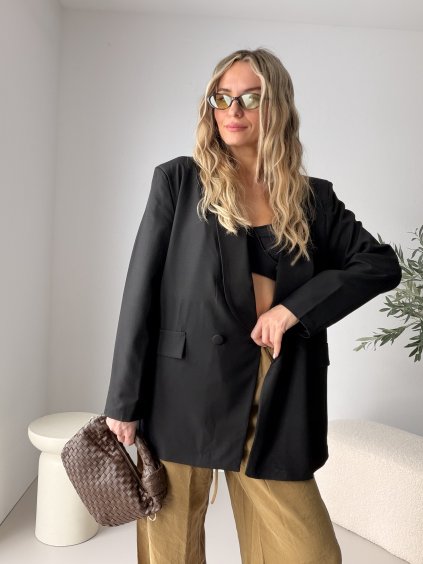 Oversize sako VELIANO černé