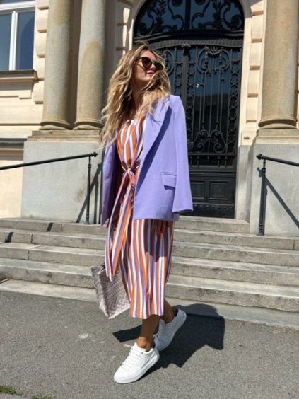 Proužkované šaty SIDE