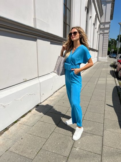 Overal MONACO s ledvinkou - modrý