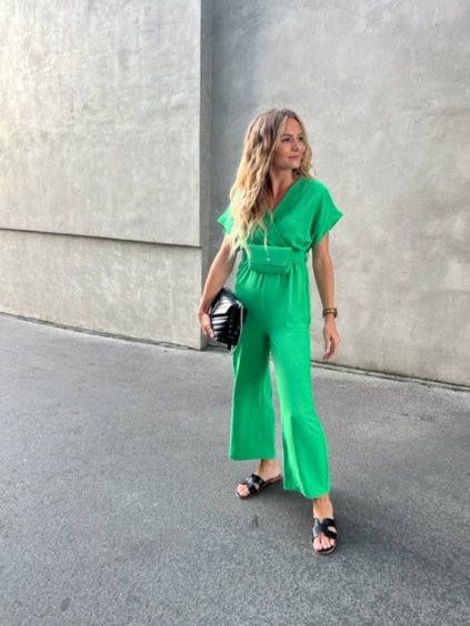 Overal MONACO s ledvinkou - světle zelený