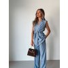 Elegantní kostým VEST - modrý