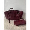 Velká prostorná kabelka POLY - burgundy