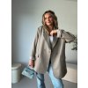 Oversize sako MESSO taupe