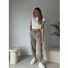 Baggy kalhoty s puky CALIS - taupe