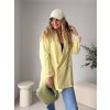 Oversize sako VELIANO butter yellow