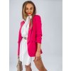 Rúžové sako TINA s nabíranými rukávy
