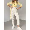 Elegantní kalhoty MOON krémové