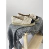 Béžové espadrilky CHAIN na platformě