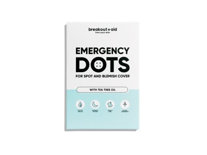 Breakout+aid - Náplasti na lokální ošetření akné s tea tree, 72ks