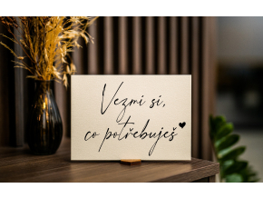 Vezmi si co potrebujes