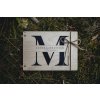 Svatební fotoalbum #monogram  Monogram příjmení v pozadí