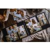 Papírové fotoalbum #frame  Motiv se jmény v částečném rámu