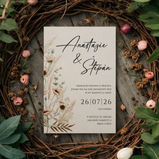 NOVINKA ❤️ Naše nová elegantní svatební oznámení. #mywoodstyle #svatebnioznameni #wedding #svatba #svatba2026...