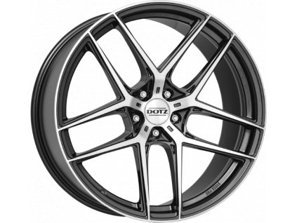 DOTZ LagunaSeca dark 9,0x21 5/112 ET28 gunmetal/polished