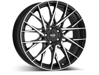 DOTZ Fuji dark 7,5x18 5/112 ET38 black/polished