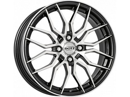 DOTZ LimeRock dark 7,0x17 4/100 ET38 gunmetal/polished