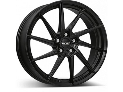 DOTZ Spa black 8,0x18 5/100 ET48 black matt