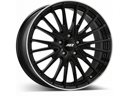 AEZ Berlin black 8,0x19 5/112 ET38 black/polished lip