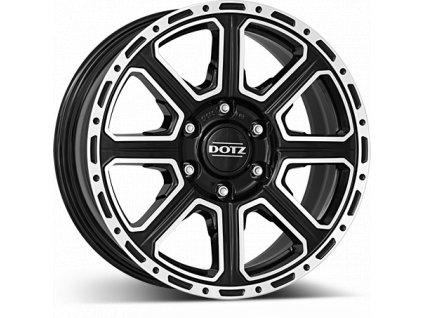 DOTZ Kalahari dark 8,0x18 6/139.7 ET30 black/polished