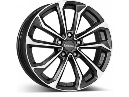 DEZENT KS dark 7,0x17 5/114.3 ET43.5 gunmetal/polished