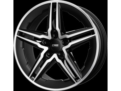 CMS C29-AERO 8x19 5/120 ET58 Diamond Rim Black Gloss