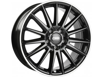 CMS C23 6x15 4/108 ET32 Diamond Rim Black Gloss