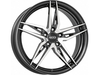 DOTZ Interlagos dark 7,5x18 5/114.3 ET50 gunmetal/polished