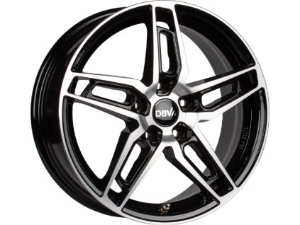 DBV 5DS 005 schwarz glaenzend front poliert