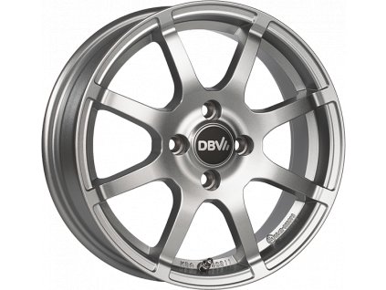 DBV Bali II 5,0x15 4/100 ET38 silber metallic