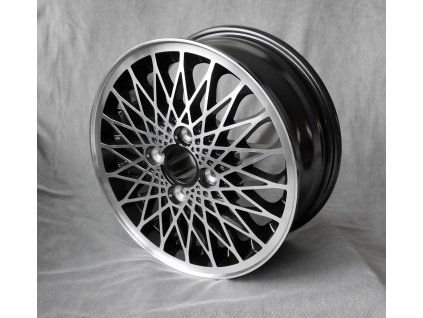 MAXILITE turbo 6x15 4x108 ET20 černá-leštěné paprsky