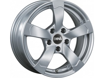 DBV Torino II 6,5x15 5/114.3 ET45 silber metallic