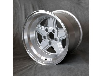 MAXILITE Penta x 5x112 ET-7 stříbrná-leštěné paprsky