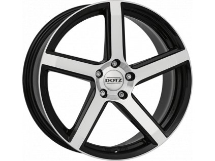 DOTZ CP5 7,0x16 4/100 ET45 black/polished