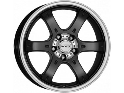 DOTZ Crunch 8,0x16 5/114.3 ET35 black/polished