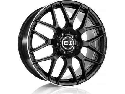 ELITE   EJ32 - ELEGANCE-R 7,5x17 5x112 ET45 černá-leštěná hrana