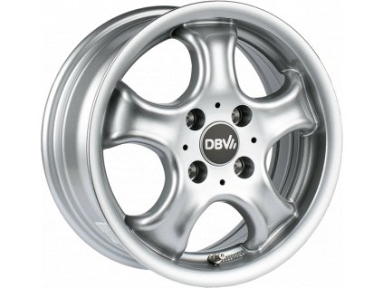 DBV Tahiti 5,5x13 4/100 ET38 silber metallic