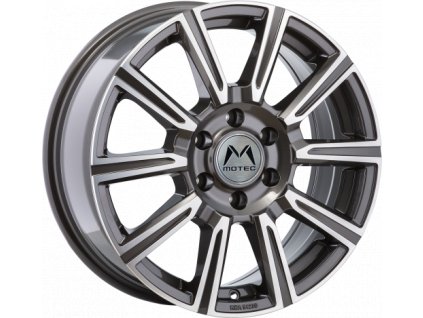 MOTEC WM1-Vantastic 7.0x17 5x130 ET62 leštěná šedá