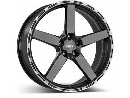 DOTZ MarinaBay dark 9,5x19 5/114.3 ET40 gunmetal/polished lip