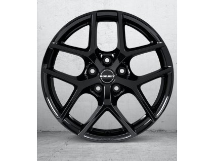 Borbet Y 8.5x19 ET40 5x112 black glossy