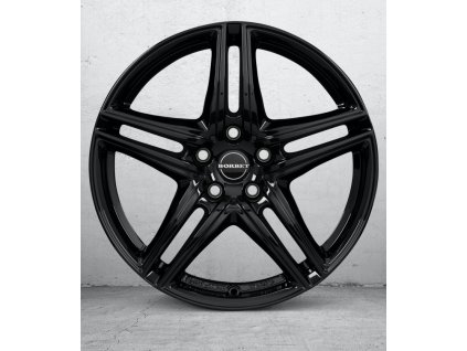 Borbet XR 7.5x16 ET45 5x112 black glossy