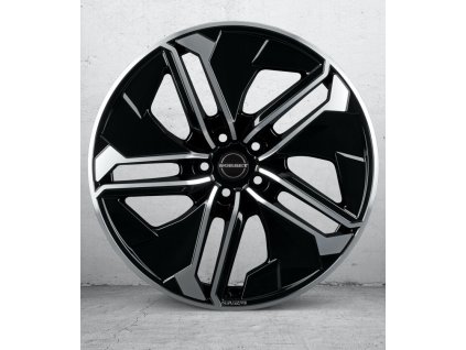 Borbet TX 9x21 ET38 5x108 black polished glossy