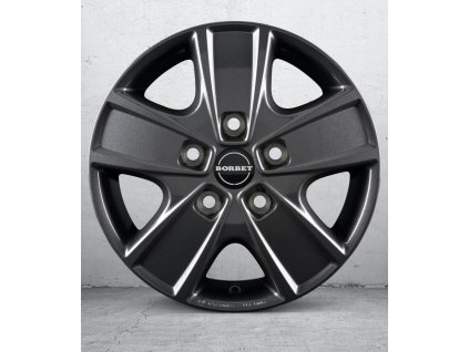 Borbet CWG 6x16 ET68 5x118 mistral anthracite glossy