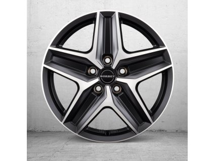 Borbet CWZ 7.5x18 ET48 5x112 black polished matt